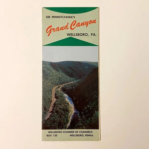 Vintage Grand Canyon Wellsboro Pennsylvania Travel  Brochure
